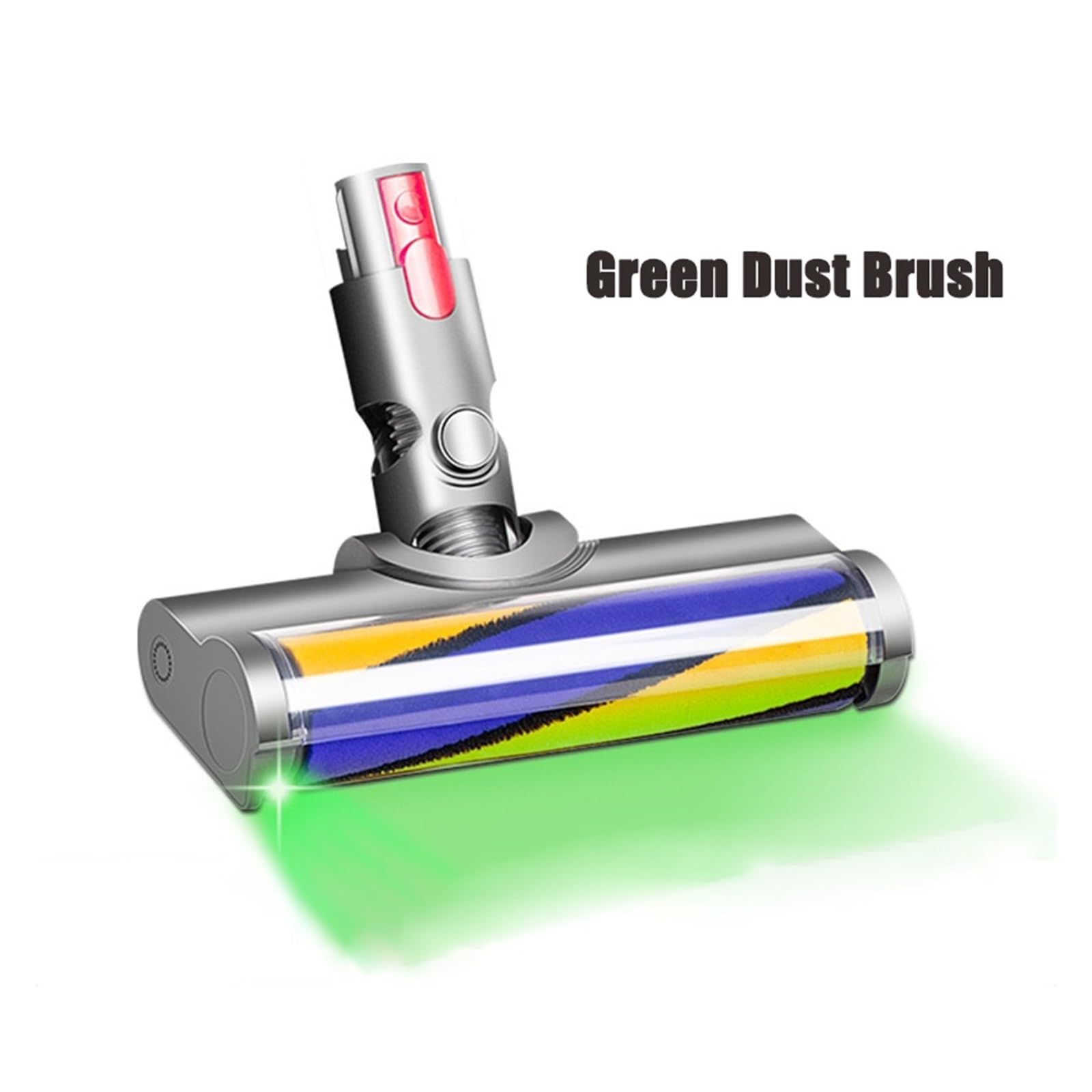 Brosse Principale LED Buse De Sol, Compatible for Dyson, V7 V8 V10 V11 V15, Tête De Rechange for Aspirateur Sans Fil, Barre De Brosse