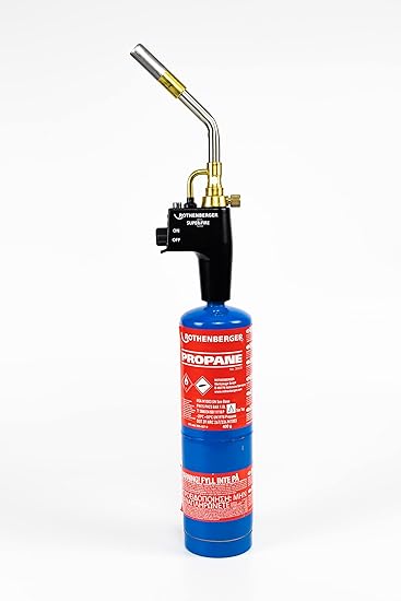 Rothenberger Superfire 2 Torch Set C W Propane Cylinder Amazon Co Uk Diy Tools