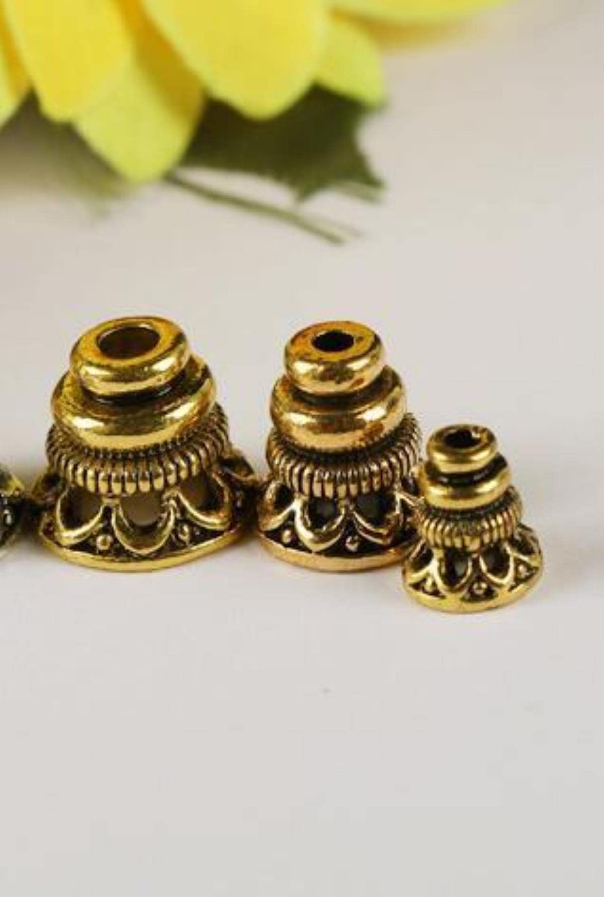 Orecchn Stle Etnco Con Maolca N Argento Tbetano Dpnta A Mano - Foto 8