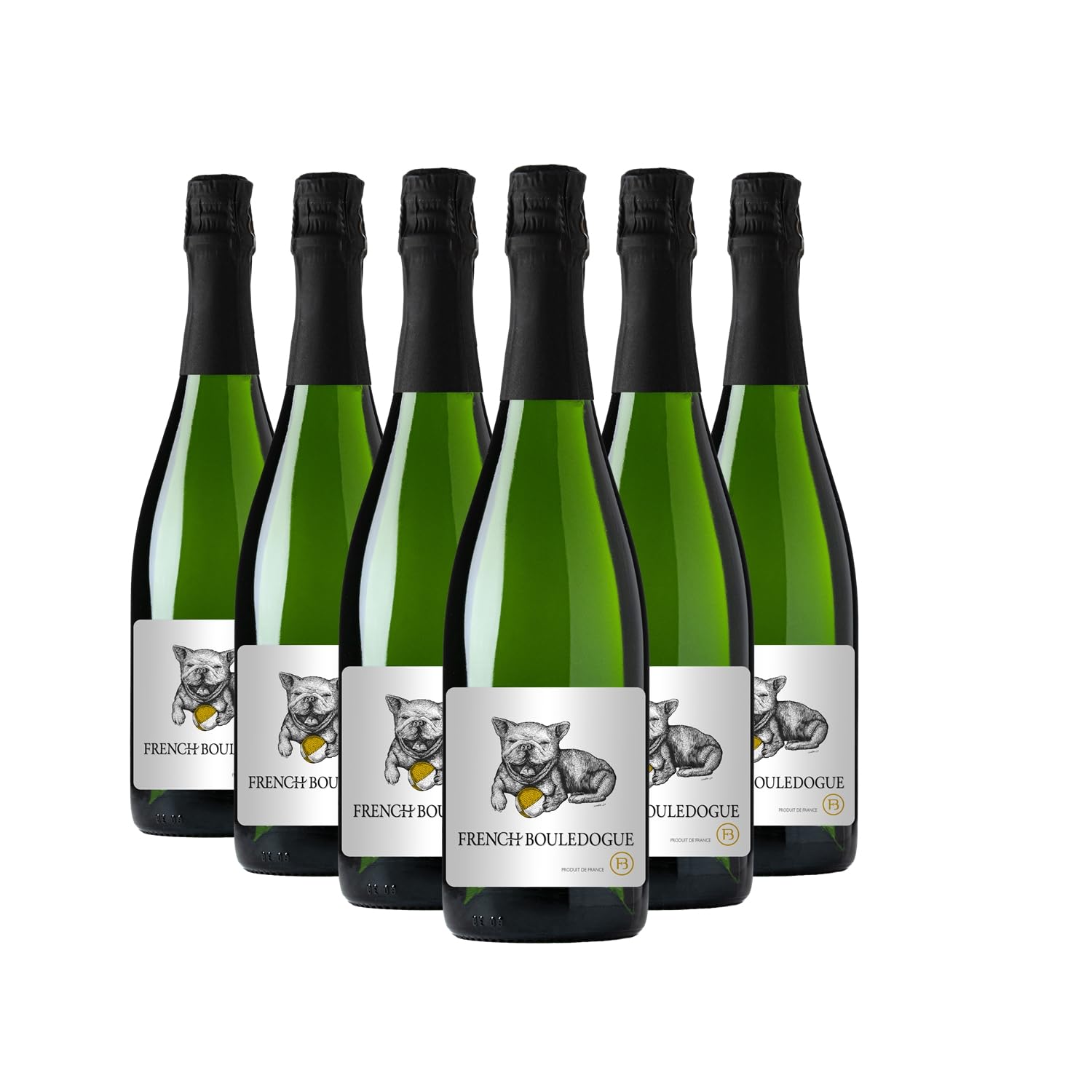French Bouledogue Crémant de Limoux blanco - DOP - Languedoc Rosellón - Francia - Variedades de uva Chenin,Chardonnay - 6x75cl
