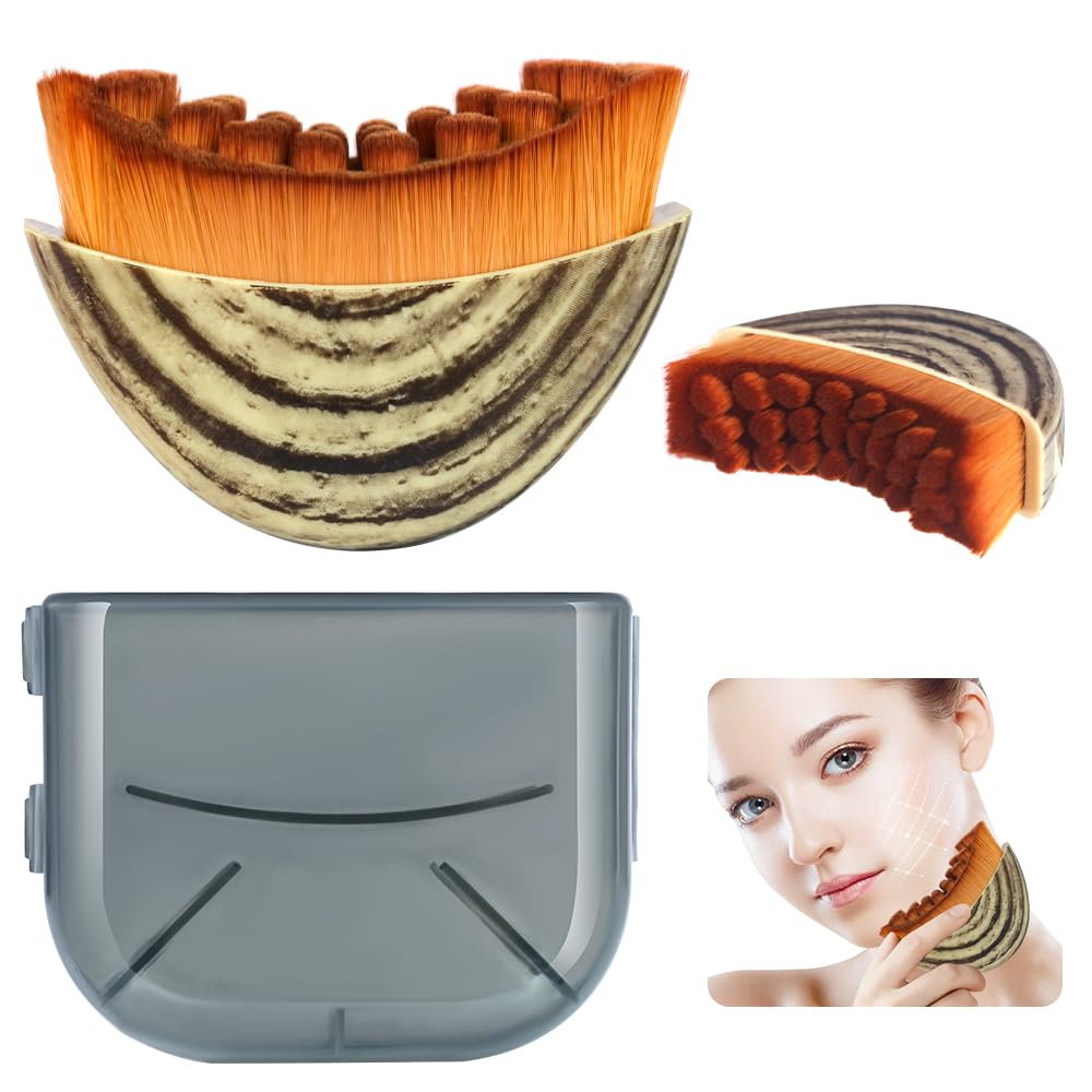 Lymphatic Contour Face Brush,Gua Sha Brush for Facial Contouring and Lymphatic Drainage Perfect for Jawline Sculpting and Reducing Puffiness-picture-58