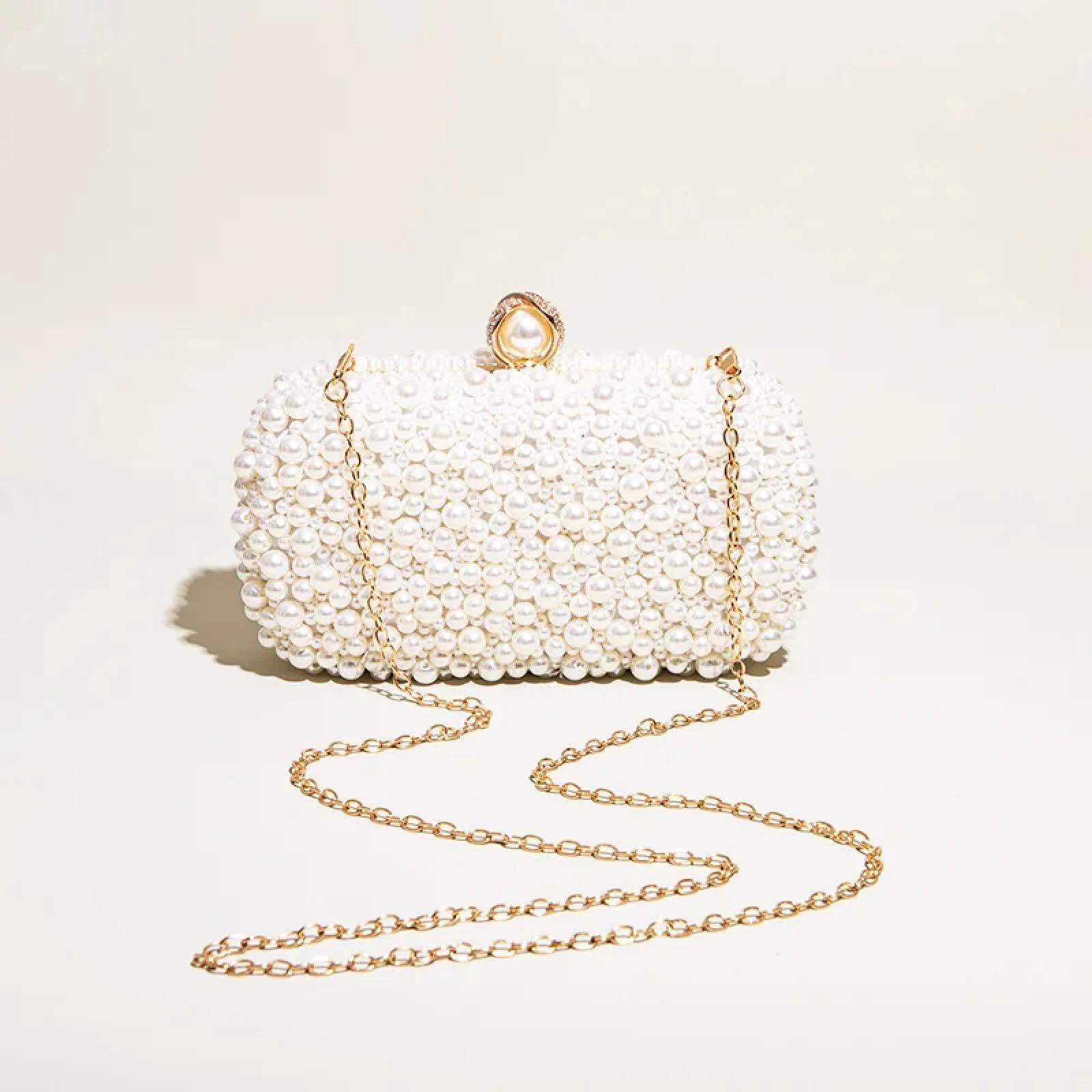 Abendtasche Damen Clutch Damen Perlen Kupplungen Tasche Kristall Abend Tasche Hochzeits Kupplung Mit Ketten Handtaschen Tasche Party Geldbörse