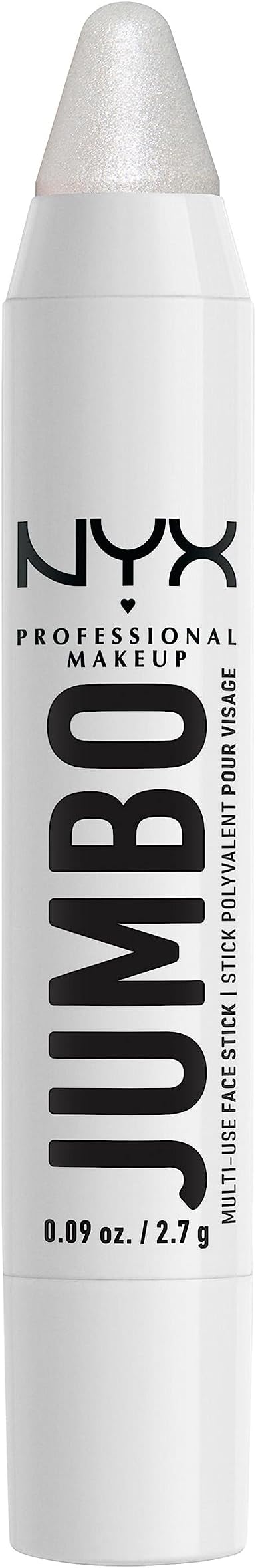 NYX Professional Makeup Multi-Use Highlighter Stick, Weightless Buildable Formula with Jojoba Oil, Twist-Up – No Need To Sharpen, Vegan and Cruelty-Free, 2.7 g, Shade: Vanilla Ice Cream