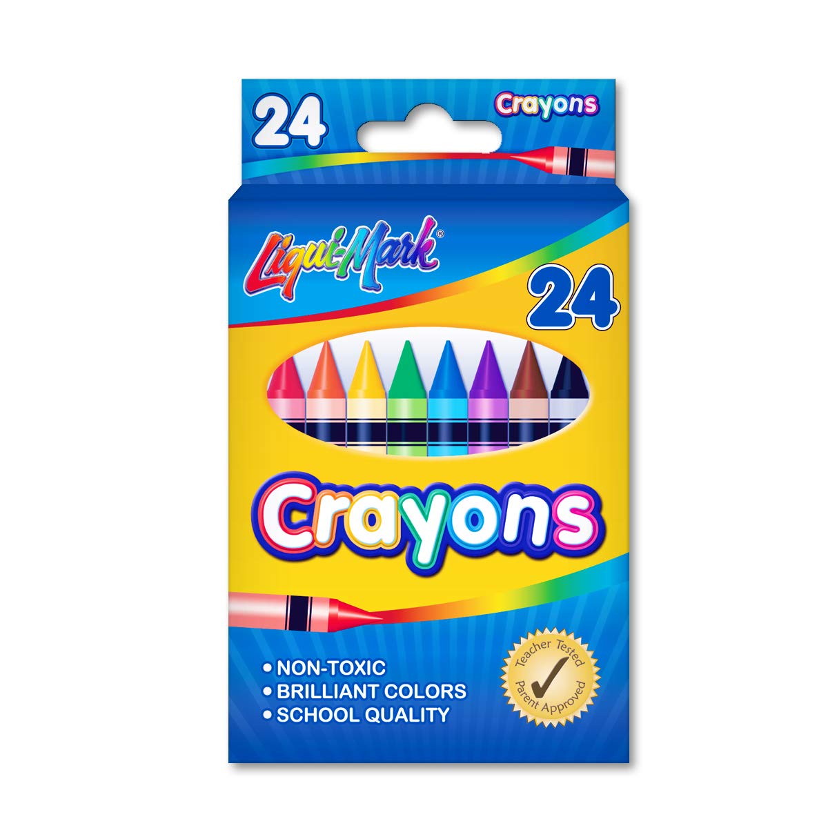 24 Pack Crayons - Assorted Colors