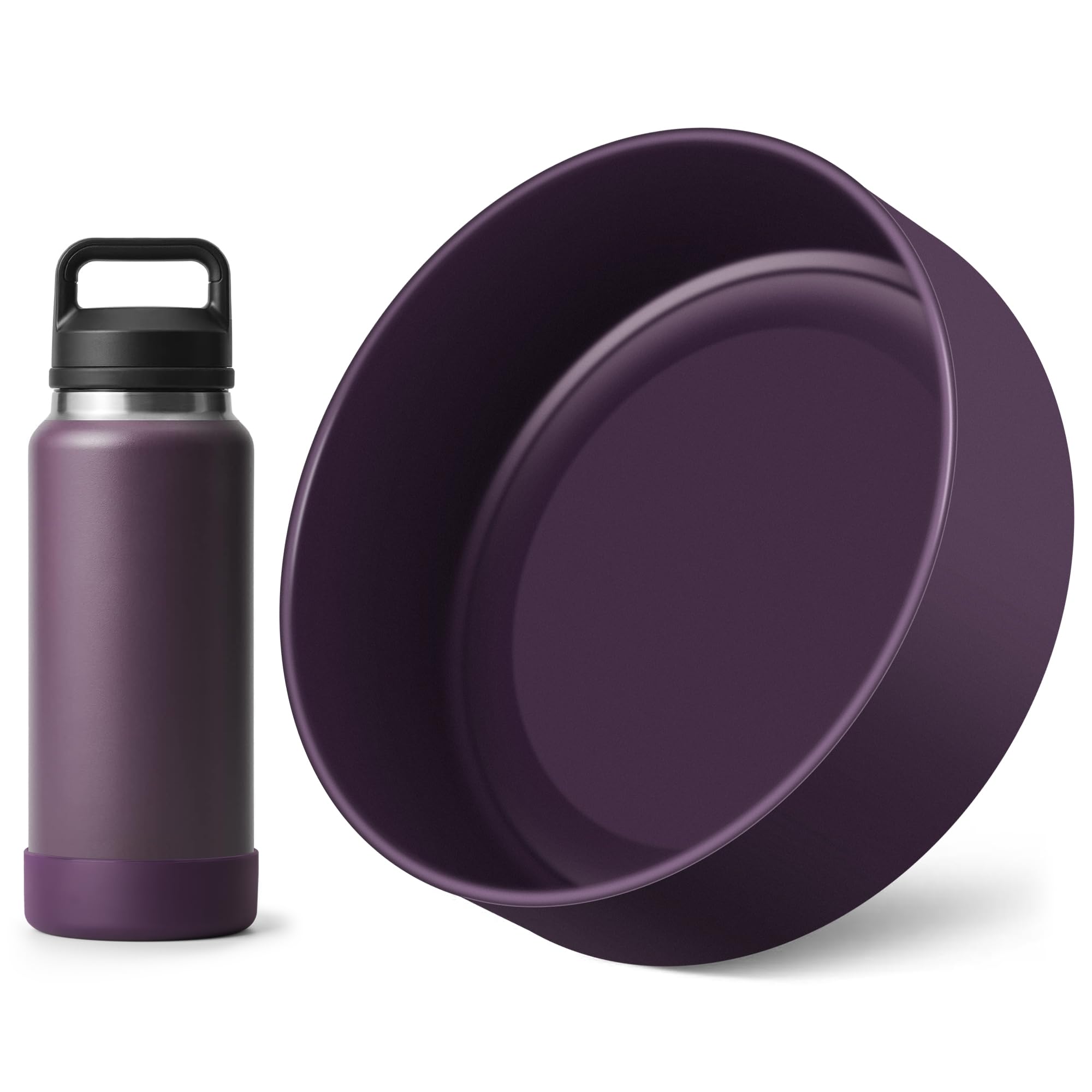 Diumepo Silicone Boot for YETI Rambler 36 oz Water Bottle, Anti-Slip Sleeve Bottom Protector for Yeti 36OZ Bottle, Bottom Sleeve Cover, BPA Free (Nordic Purple)