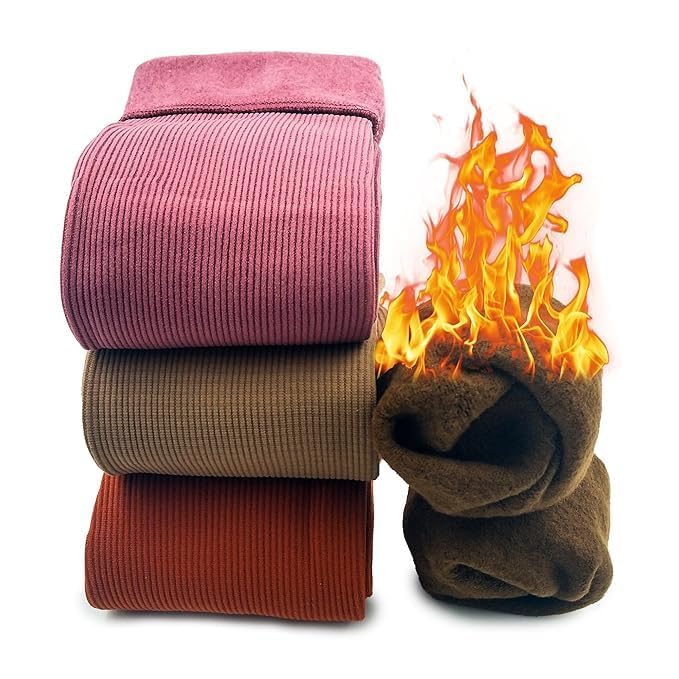 Women’s Super Thick Wool | 3 Pairs Thermal Winter Warm Boot | Heavy Cozy Woolen Crew Length Sock | Free Size, Soft Knitted Wool for Cold Weather & Outdoor Wear-image-44