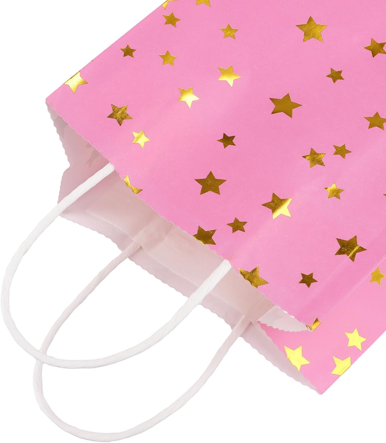 SEHOI 60 Pack Kraft Star Theme Gift Bags with Handles,Colorful Party Favor Bags for Birthday Graduation Christmas Corporate Gifts (22x16x8 cm) - Image 7