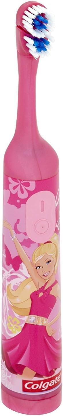 Colgate Kid'S Battery Operated Barbie Toothbrush, automatic, Pink