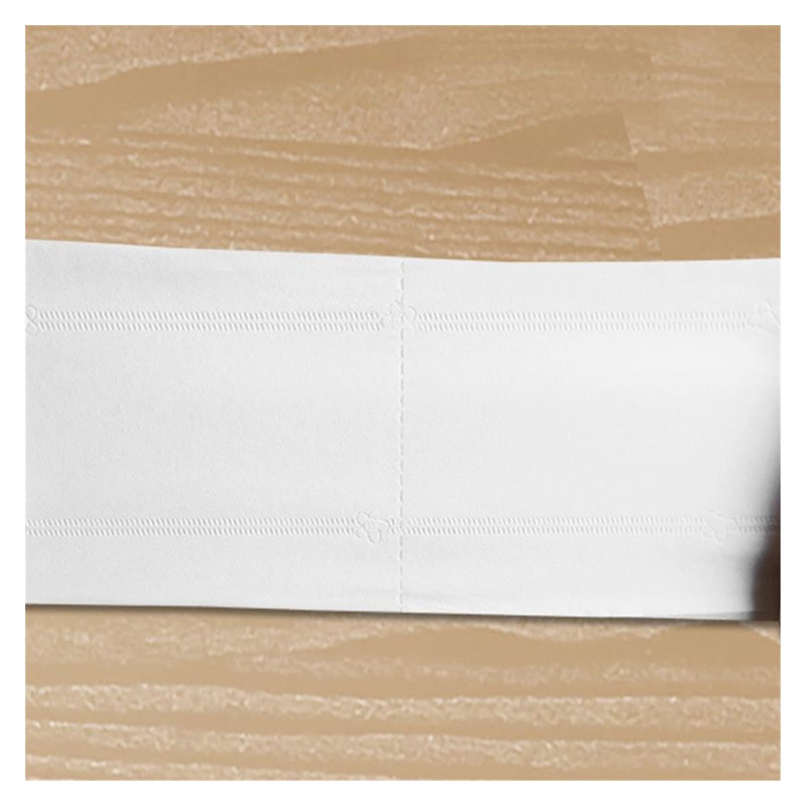 VSOLS 21x9 cm Extra épais 4 pli Grand Papier Toilette Grand Tesonnier de Bain Floral Rossé Serviette à Main (Color : White)