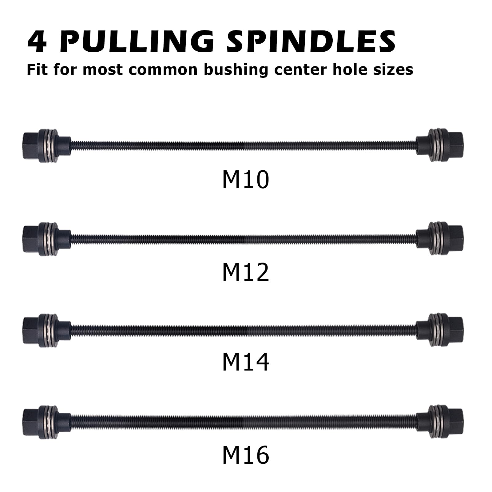 DAYUAN Pull and Press Sleeve Kit with 28 Pcs Universal Remove Bushes Bushing Bearings Seals Compatible with Most HGV and LCV Engines