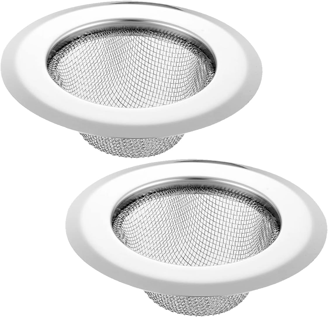 ECVV 2pcs Stainless Steel Sink Drain Strainer Sink Filter Kitchen Sink