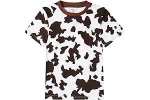 COSLAND Toddlers' Fun & Playful Cow Print Costume T-Shirt