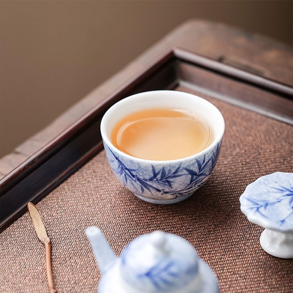 GSOUL Kungfu Tea cup Study Tea Table Cup Hand-painted Ceramic Host Personal Drinking Home Kung Fu Set Single Teacup Small Tea Cups