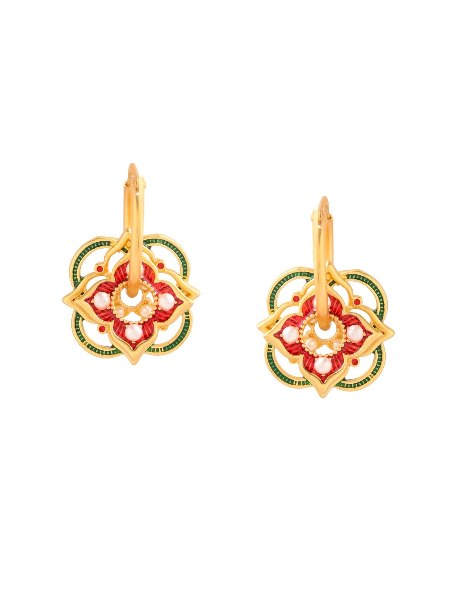 Aurora Collection | Stud Enamel Drop Earrings Set For Women And Girls | Anniversary Birthday Gifts-image-17
