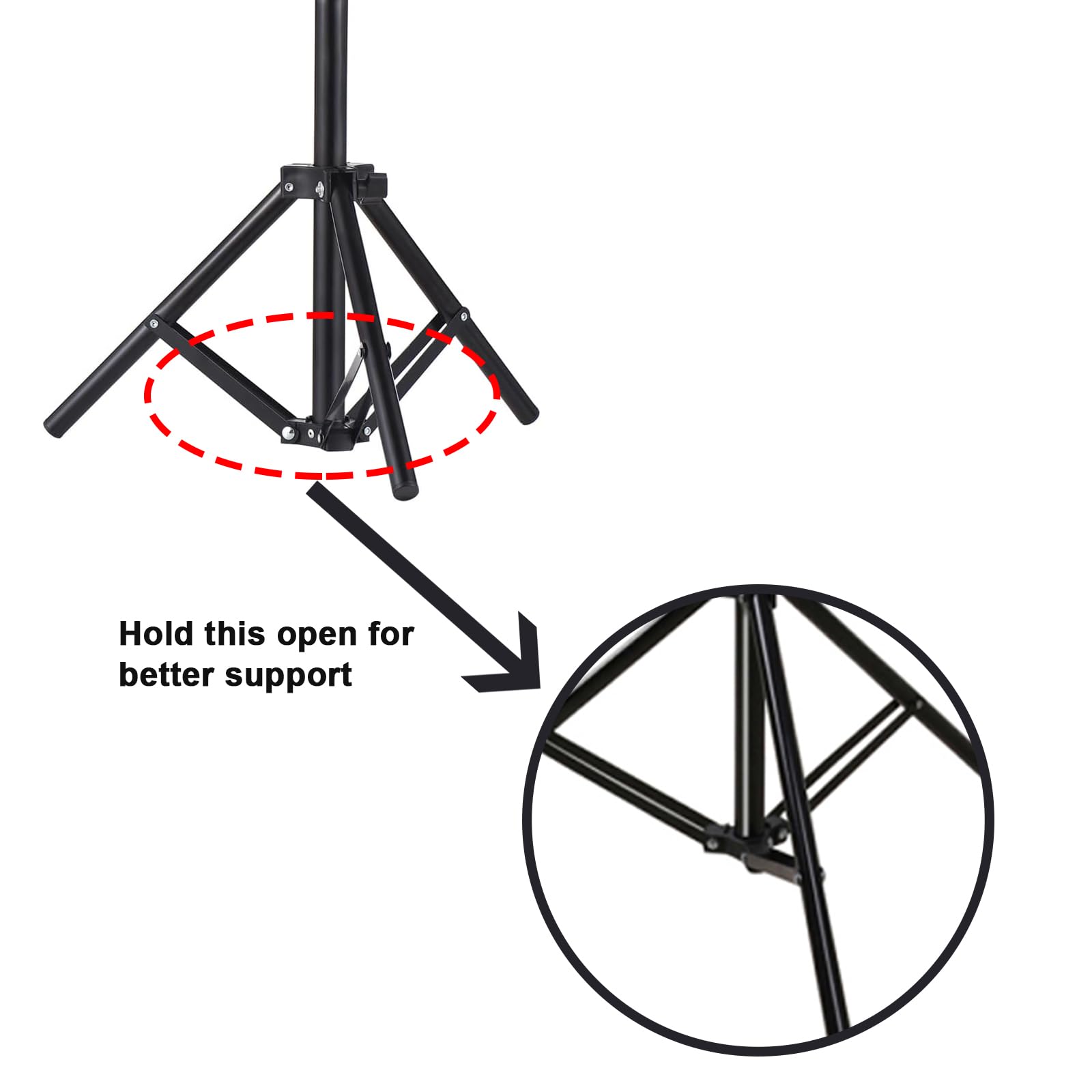 Docooler Supporto universale per proiettore, supporto per proiettore estensibile, supporto portatile in lega di alluminio, interfaccia 1/4", altezza regolabile per proiettore LCD