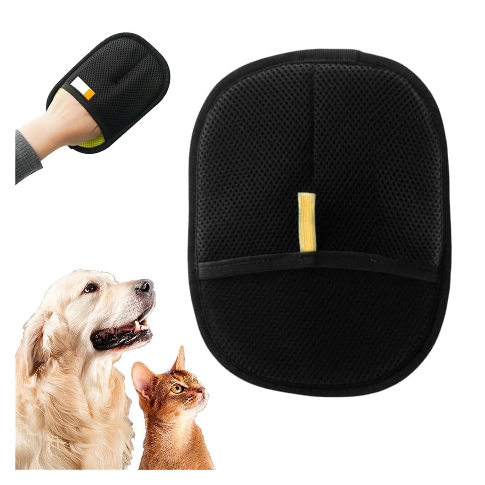 2025 Verdickter und leistungsstarker Tierhaarentfernungshandschuh Haustierpflege-Handschuhe für Katzen und Hunde waschbar und wiederverwendbar Tierhaarentferner-Handschuh