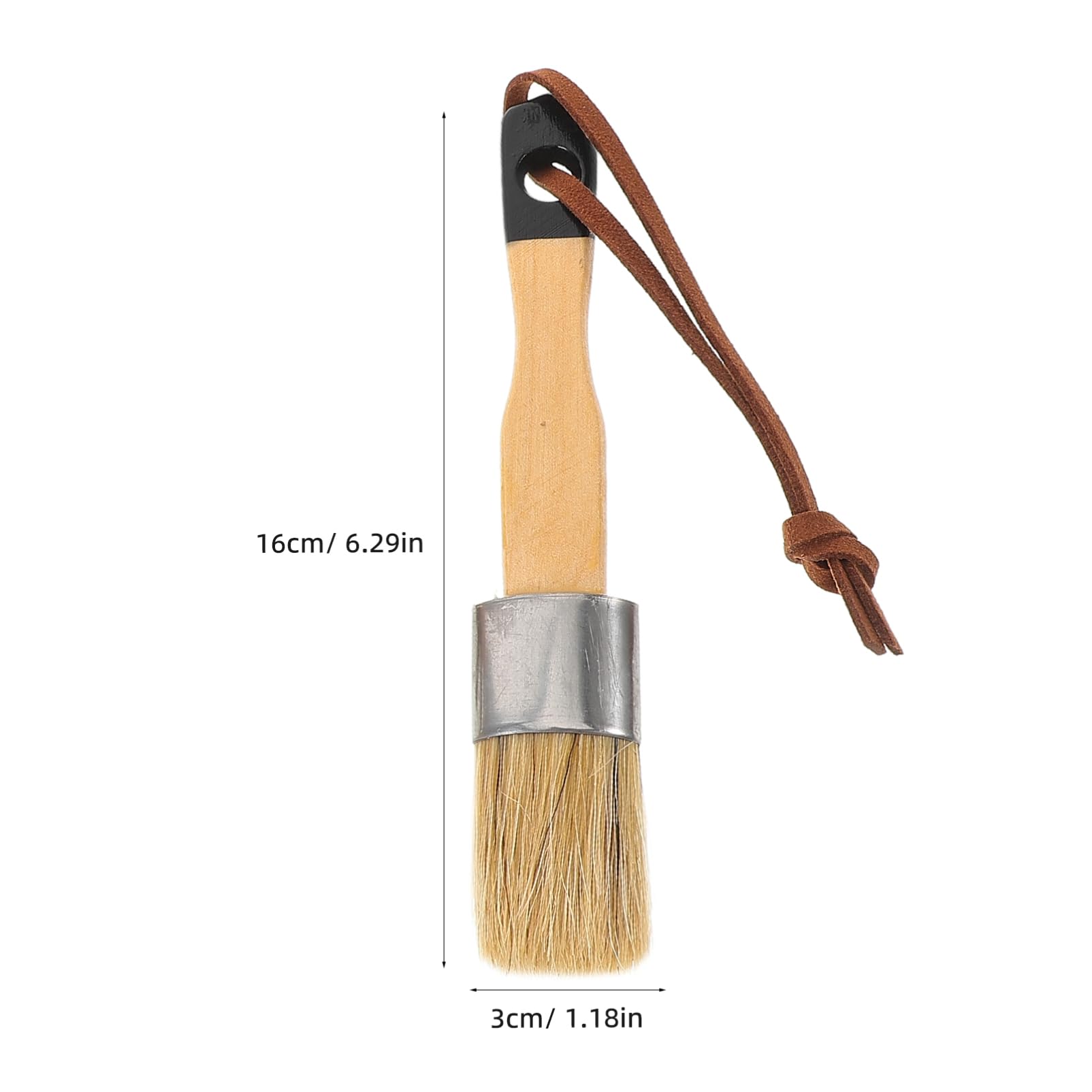Operitacx 4 Ensembles Ensemble De Pinceau À Cire Mat Pinceaux Trousse Tache Sombre La Cire Fournitures pour La Maison Pinceau Aquarelle Multifonction en Bois 3 Pièces * 4