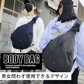 Amazon | [MIKA&MAYA] メンズ ボディバッグ 大容量 大きいサイズ