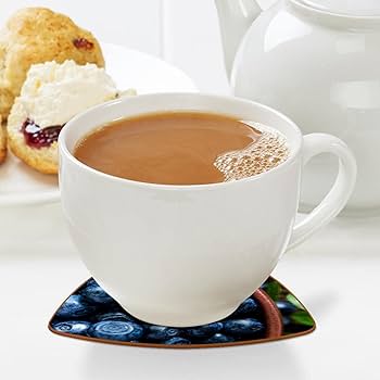 Amazon｜ドリンクコースター6枚パック、PUレザーコースター