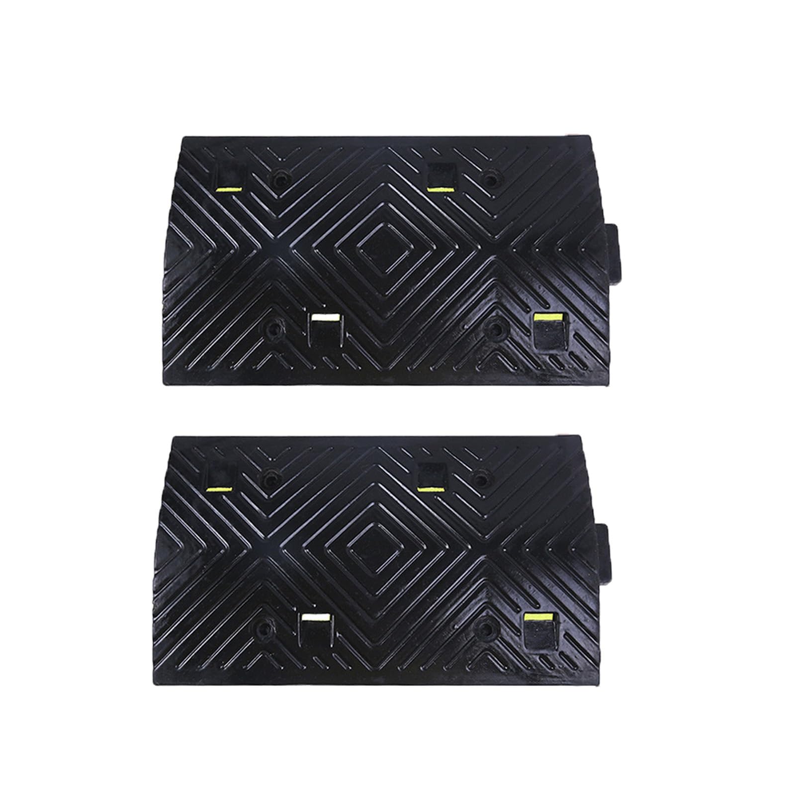HTTGDGDH Speed Bumps,Rubber Speed Bumps,Traffic Speed Bumps,Suitable For Residential And Parking Lot,1-Pack,