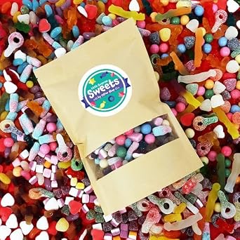 Pick & Mix Sweets Retro Candy Selection includes Fizzy Sour and Jelly Sweets- 900gm