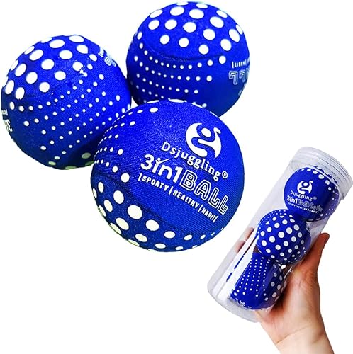 Miniatura 2 de DSJUGGLING Pelota de salto de agua de 2.36 pulgadas, pelota de playa de verano para rebotar en el agua, paquete de 3 bolas de agarre para playa,