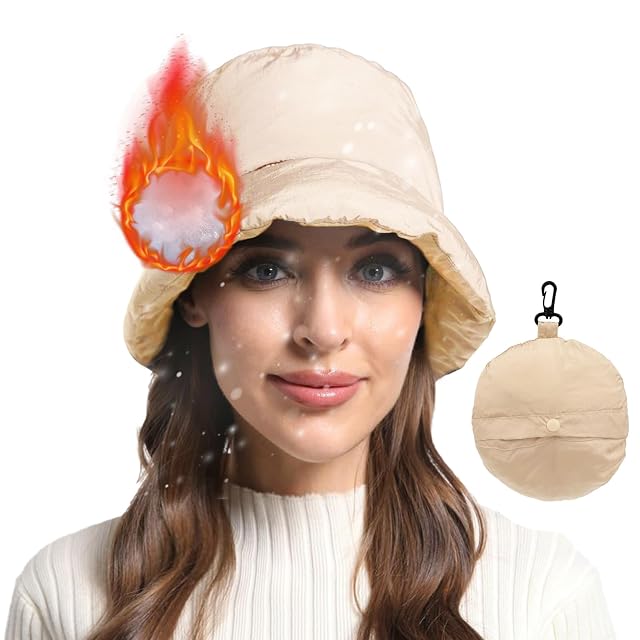 Soxbang Winter Bucket Hat Packgble Lightweight Outdoor Puffy Sun Hats and Quick Dry Boonie Hat for All Seasons