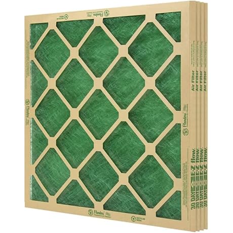 4-Pack Flanders 16x20x1 Disposable Washable MERV 1 Air Filter