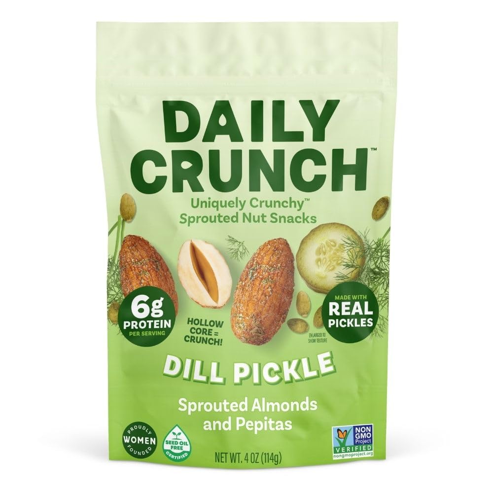 Dill Pickle Sprouted Almonds And Pepitas, 4 Oz