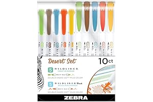 Zebra Pen Mildliner Desert Set: Pastel Hues for Artistic Expression