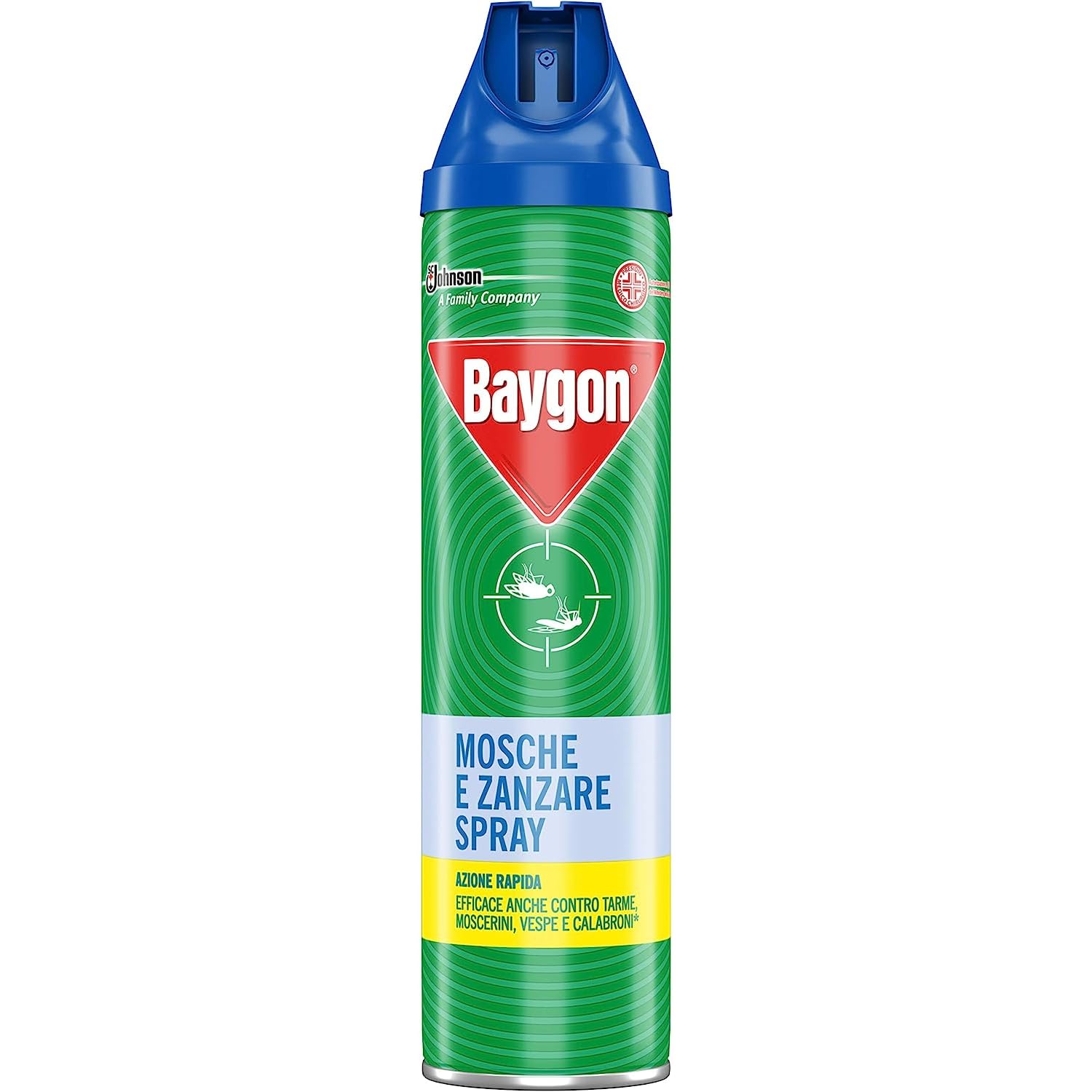 Insetticida spray per mosche e zanzare – 400 ml kit con Spugna Brandizzata SPESA & RISPARMIO Inclusa – Variazioni 4/8/12 Pezzi (12)