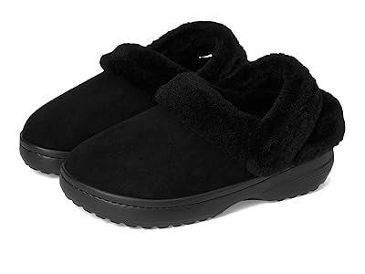 Crocs Classic Unfurgettable Clogs Clog Shoes Black Suede