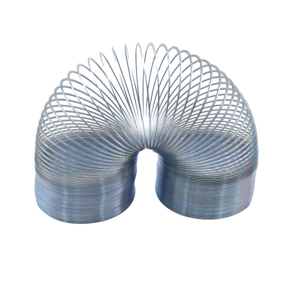 80X100mm Giant Magic Rainbow Metal Slinkys Spring Big Classic Originals Walking Jumbo Steel Slinky Toy Spring