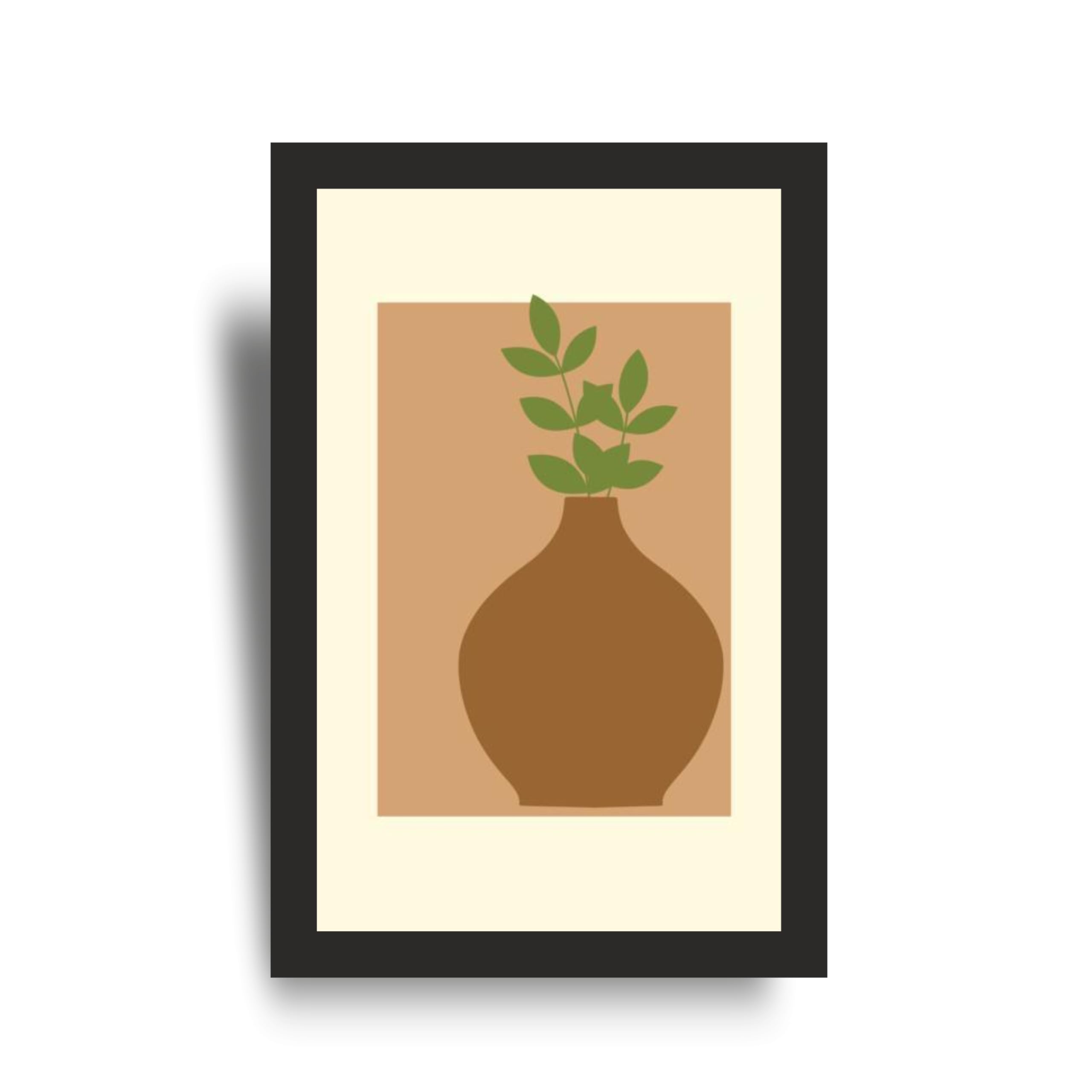 Minimal Indoor Plant Wall Art Set of 3 Frames – view 2
