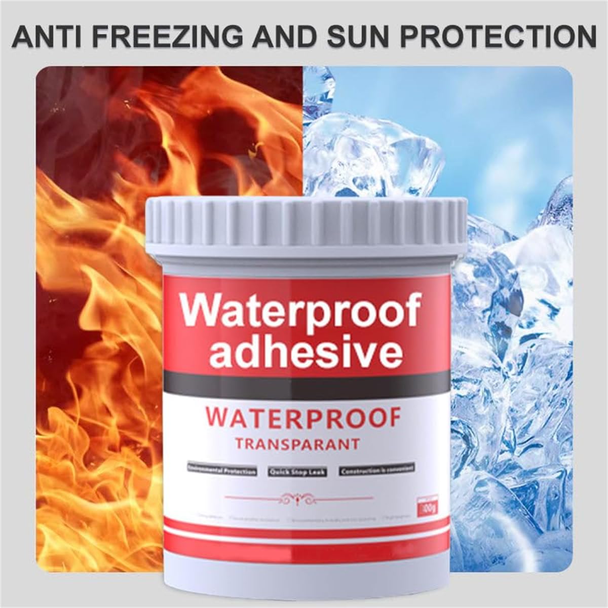 Transparent Waterproof Sealant, Super Strong Invisible Waterproof Anti-Leakage Agent, Transparent Waterproof Coating Agent, Waterproof Anti-Leakage Agent (100g)