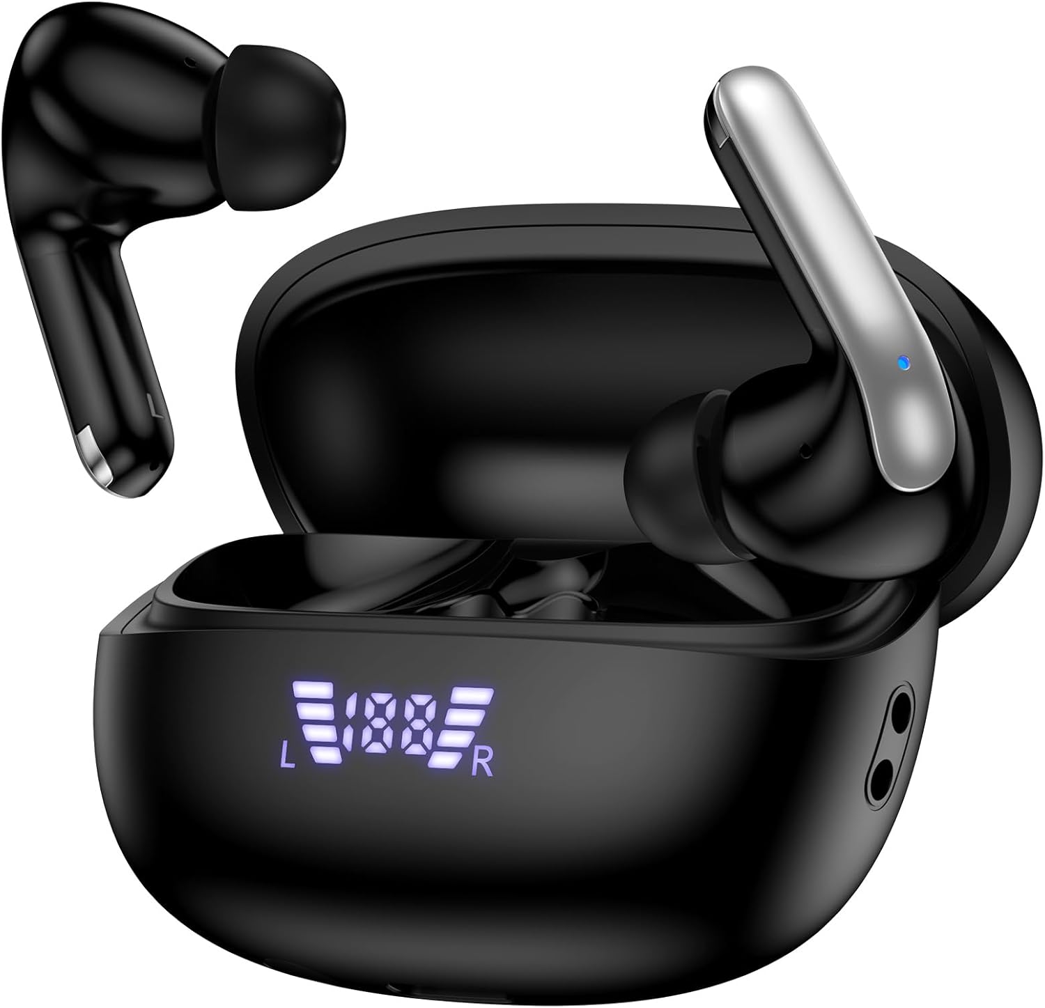 Product image of Samsung Headphones, Bluetooth 5.3 Galaxy Ear Buds for Samsung S25 Ultra S24 FE S23 S22 S21 A17 A16 A56 Z Fold 7/Z Flip 7, Wireless Headphones HiFi Stereo Earbuds with Mic, Noise Cancelling Earphones