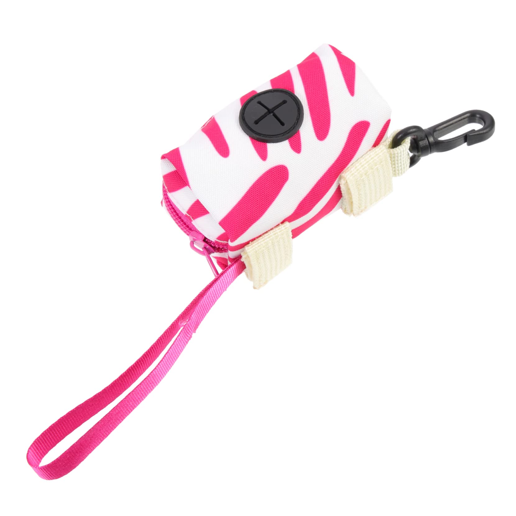 Sosoport 5pezzi Dispenser Compatto per Sacchetti di Rifiuti per Cani Porta Sacchetti Portatile e Leggero per Passeggiate con Animali Domestici Accessorio Pratico per Esterni Facile da