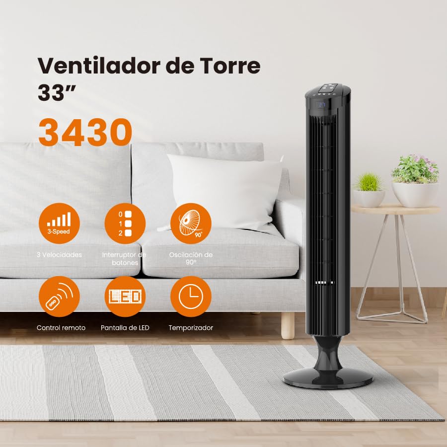 Recopilación de Ventilador de Torre Mytek - 5 favoritos. 2 Ventilador de Torre Mytek marca Mytek (2)