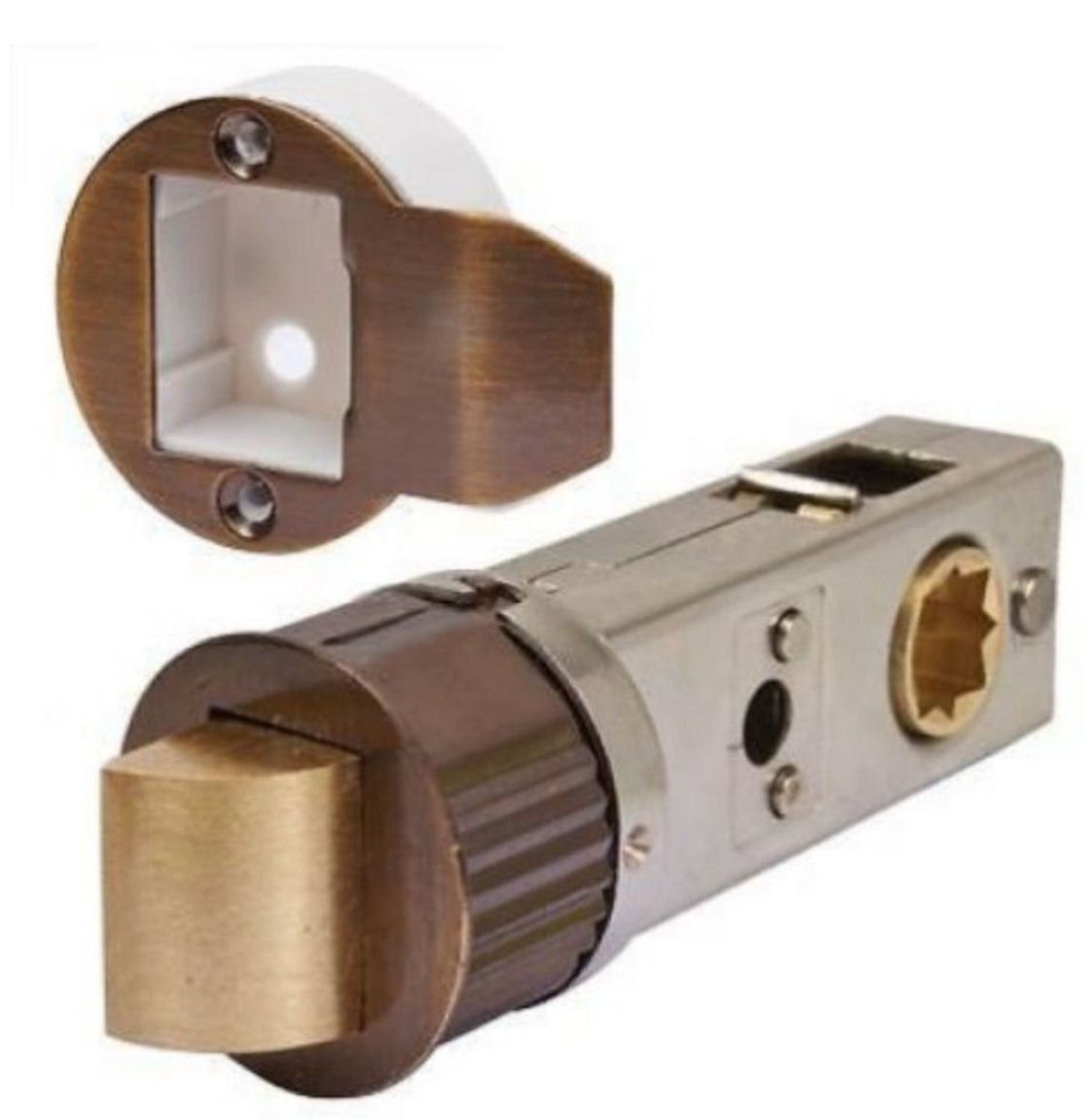 Excel Antique Brass Dh2295 76Mm Passage Smartlatch Tubular Latch,