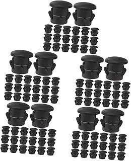 VILLCASE 1500 Pcs Panel Round Hole Plug Door Screw Hole Plugs Screw Inserts for Plastic Plugs for Round Holes Furniture Hole Plugs Chair Floor Protectors Chair Caps Pocket Hole Cover Abs