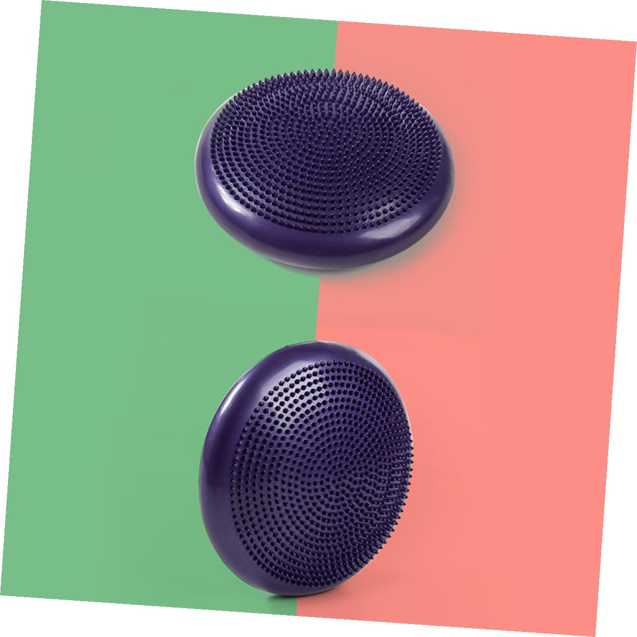 Cuscino Gonfiabile Equilibrio in Pvc Porpora Pompa a Mano | Disco Wobble per Adulti e Ragazzo Ragazza, Migliora Bilanciamento, Aiuta a Calmare i Piccoli