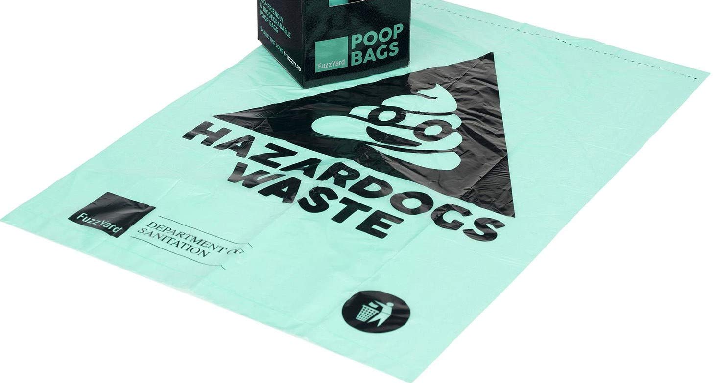 Fuzzyard Dog What The Poop Dispenser Bag and Rolls Attaches to Leash