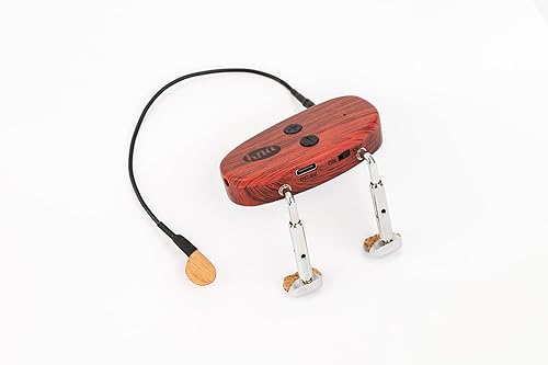 Miniatura 6 de KNA VV-Wi - Pastilla inalámbrica para violín y viola (actualizado) - Sistema piezoeléctrico UHF con control de volumen, rango de 164.0 ft, latencia