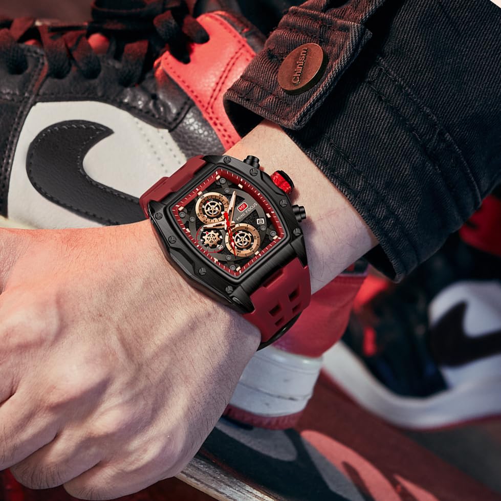 Image of MF MINI FOCUS Men's Watch Analog Wrist Watchh for Men with Chronograph,Ideal for Sports Enthusiasts and Daily Wear