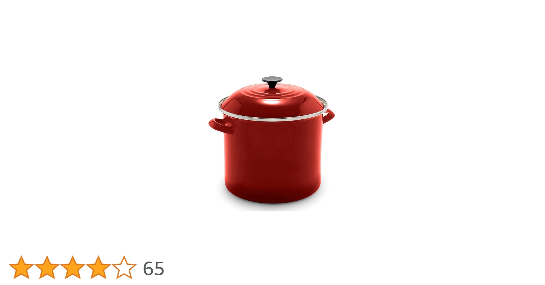 LE CREUSET 赤い寸胴鍋 蓋付き　ストックポット Amazon｜ル・クルーゼ ストックポット 寸胴鍋 並行輸入品 (7.6L