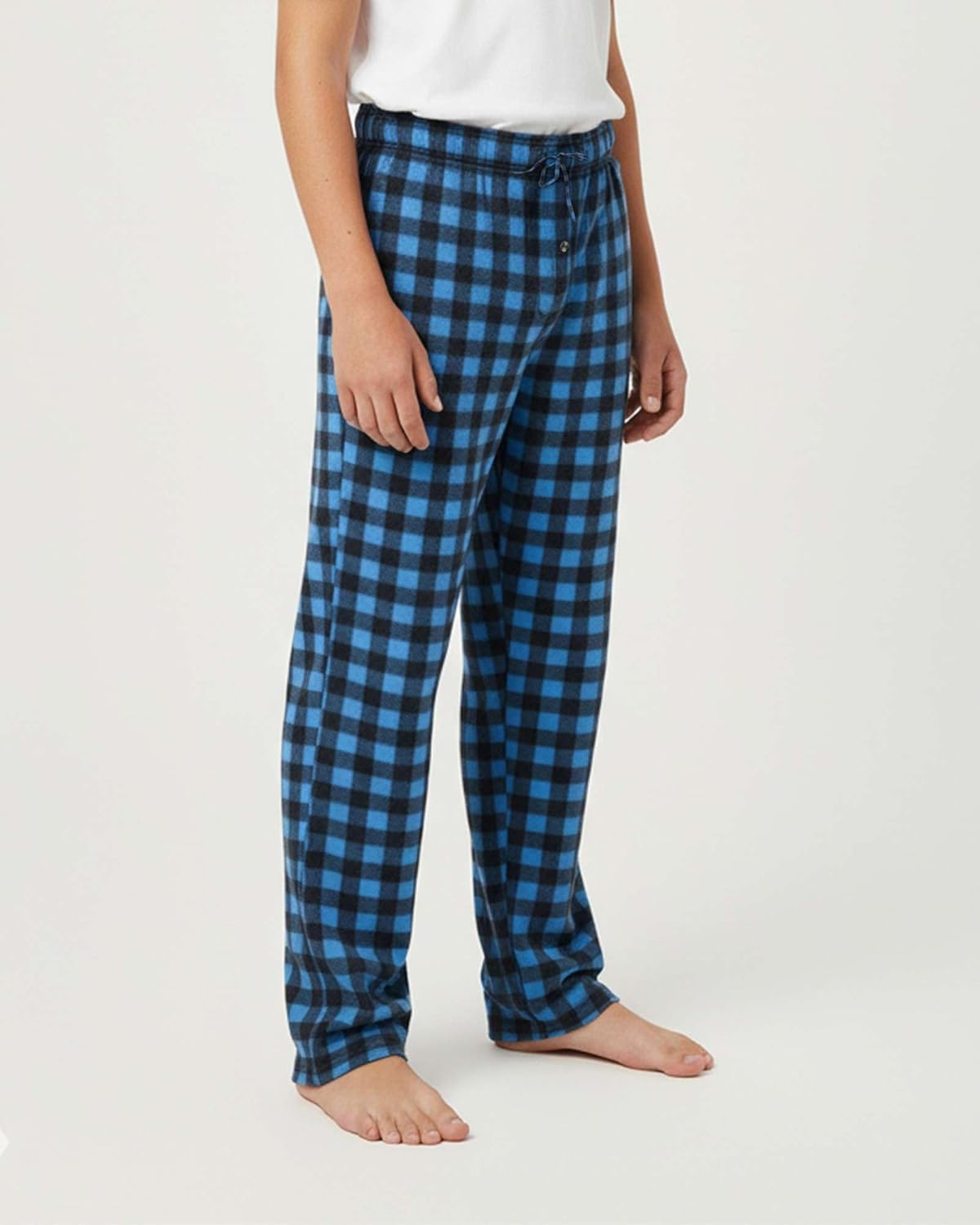 Real Essentials 3 Pack: Boys' Fleece Pajama Pants Soft PJ Bottoms for Kids Youth Teens Sleepwear (Ages 5-18) - Image 4