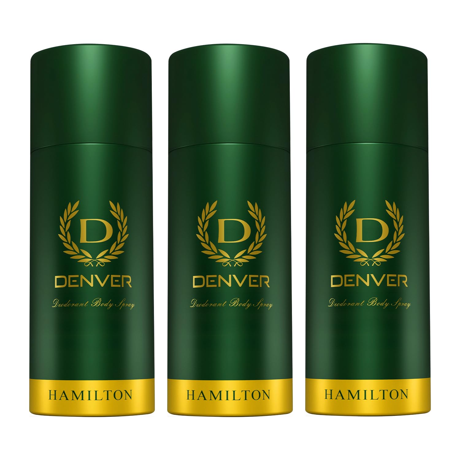 Denver Hamilton Aerosol Deodorant-165Ml Each (Pack Of 2) Long Lasting Fragrance Deodorant For Men
