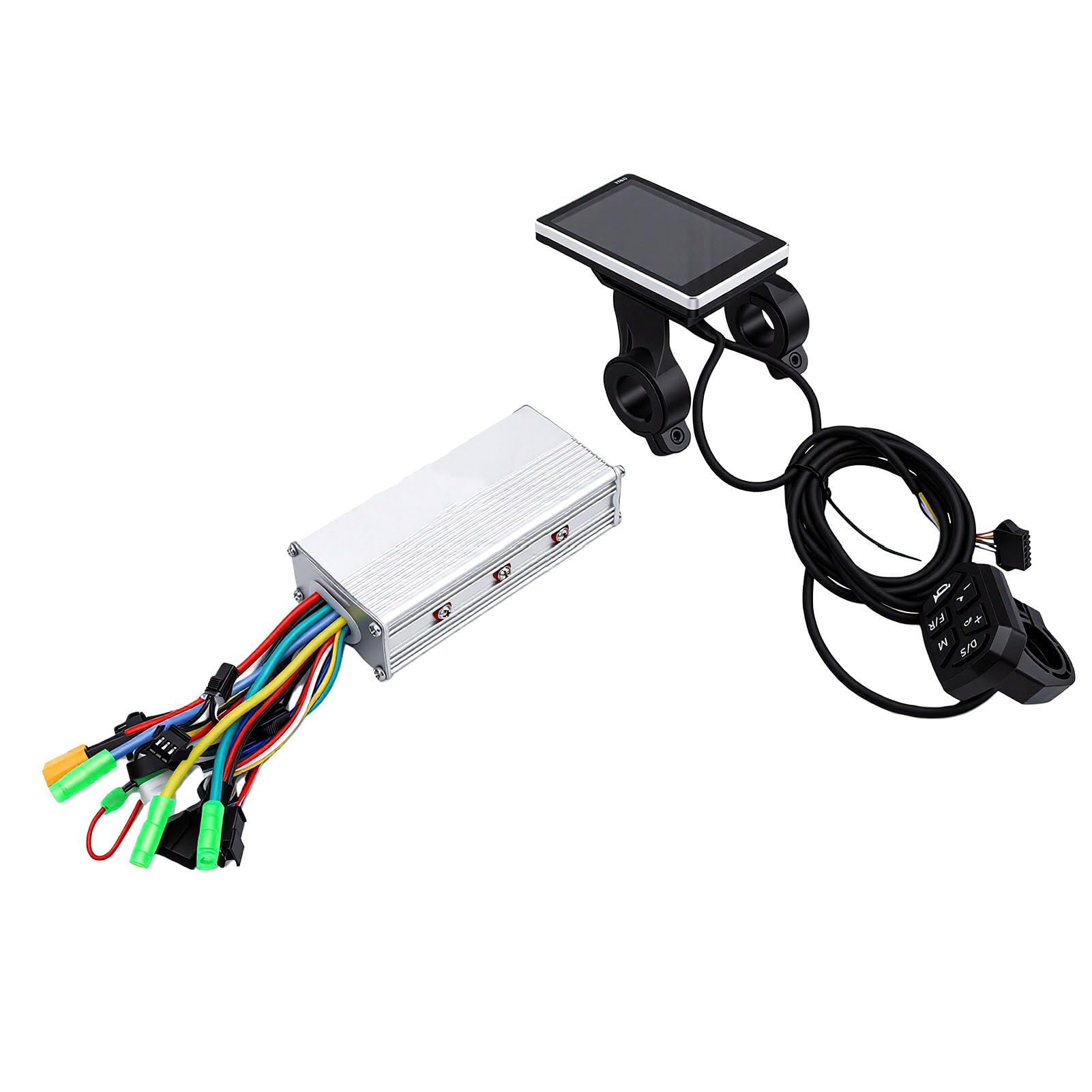 Generic Controller per Bici Elettrica Brushless da 500 W con Display LCD, funzionalità Avanzate e Protezione Intelligente Guida, Perfetto per Pendolari e Appassionati, Design Impermeabile