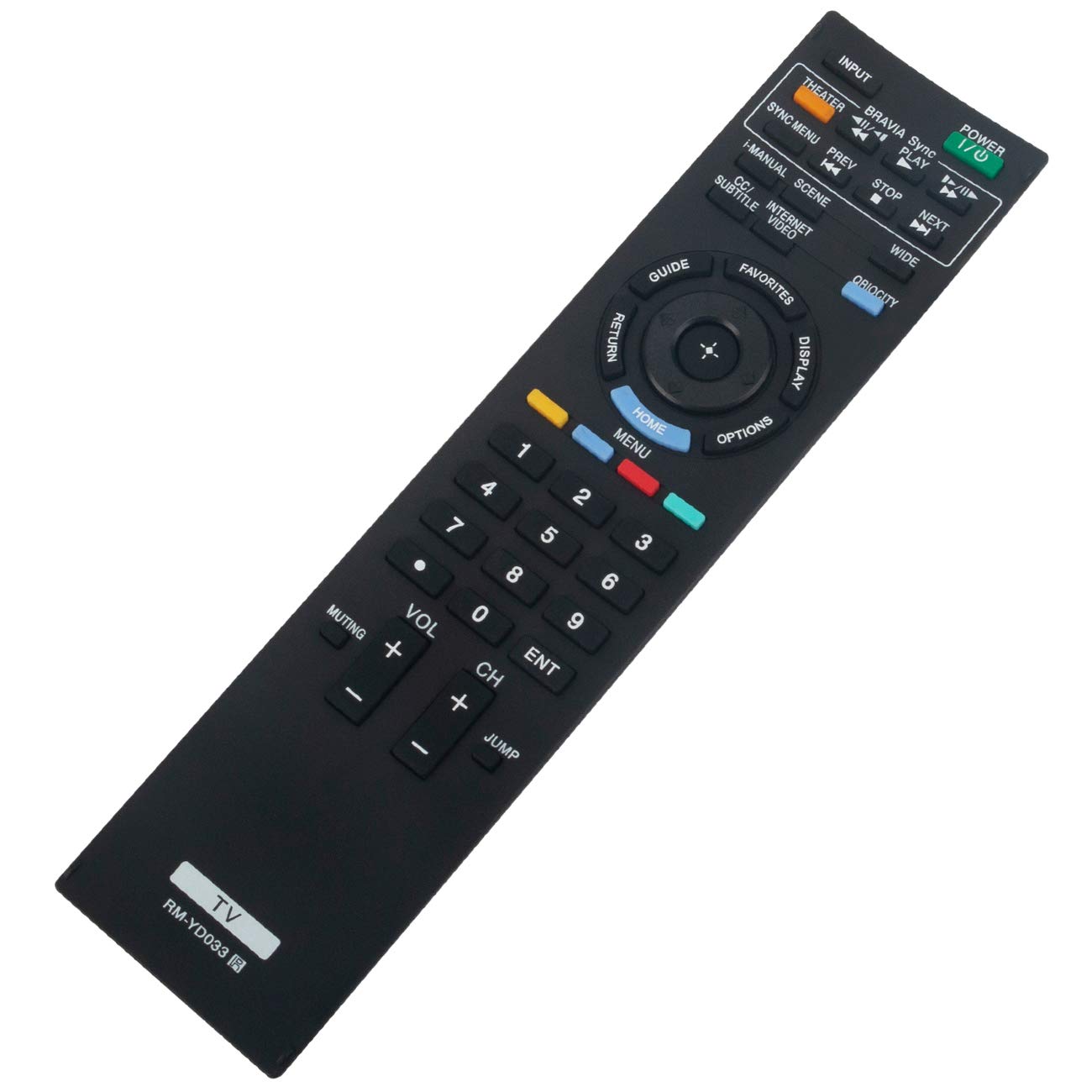Amazon.com: RM-YD033 Replacement Remote fit for Sony TV KDL