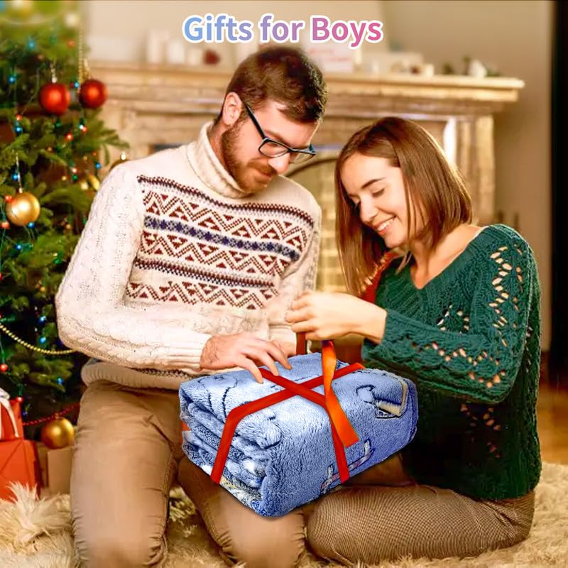 Tractor Blanket for Boys, Construction Blanket for Boys, Car Blanket for Boys, Kids Blankets for Boys, Toddler Blanket for Kids, Personalized Baby Blankets for Boys, Birthday 50"x 60"